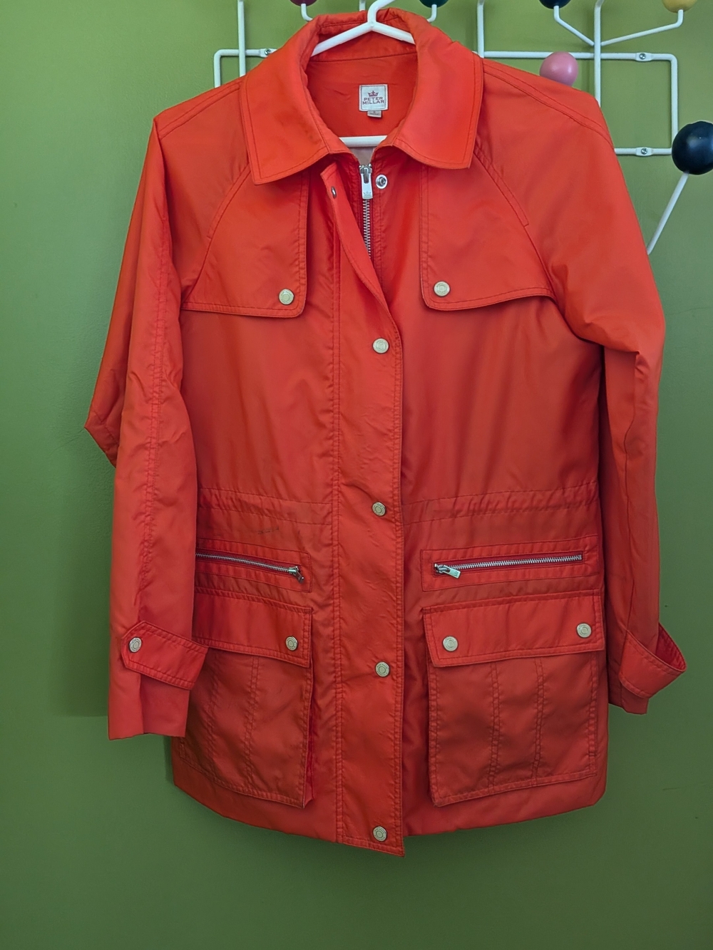 Women’s Orange Lightweight Utility Jacket